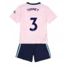 Arsenal Kieran Tierney #3 Tredjedraktsett Barn 2022-23 Kortermet (+ korte bukser)